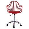 ΚΑΡΕΚΛΑ ΓΡΑΦΕΙΟΥ BECKY HM8457.04 ΣΕ ΚΟΚΚΙΝΟ ΧΡΩΜΑ 57Χ57Χ96 ΕΚ