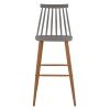 ΣΚΑΜΠΟ ΜΠΑΡ HM8459.10 VANESSA ΣΕ ΓΚΡΙ ΧΡΩΜΑ 43x49x107 εκ.