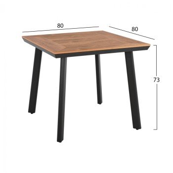 ΤΡΑΠΕΖΙ ΑΛΟΥΜΙΝΙΟΥ ΤΕΤΡΑΓΩΝΟ TABER HM5563.02 ΑΝΘΡΑΚΙ ΜΕ ΕΠΙΦΑΝΕΙΑ POLYWOOD 80x80x73Υ ΤΡΑΠΕΖΙ ΑΛΟΥΜΙΝΙΟΥ ΤΕΤΡΑΓΩΝΟ TABER HM5563.02 ΑΝΘΡΑΚΙ ΜΕ ΕΠΙΦΑΝΕΙΑ POLYWOOD 80x80x73Υ