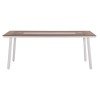ΤΡΑΠΕΖΙ ΑΛΟΥΜΙΝΙΟΥ TABER HM5131.11 ΛΕΥΚΟ ΜΕ POLYWOOD TOP 200x100x75Υεκ