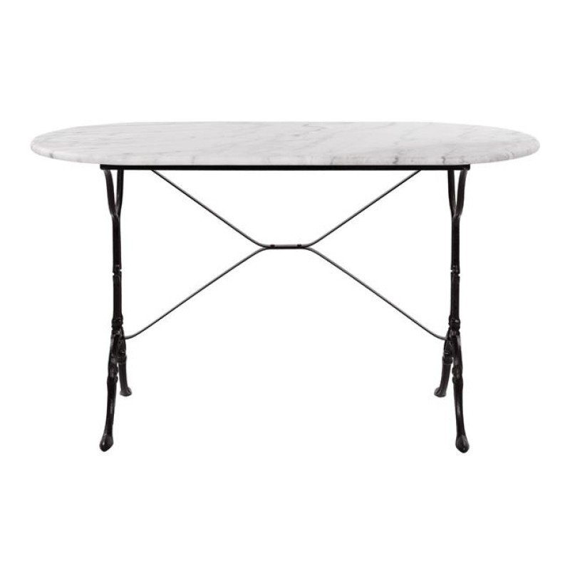 ΤΡΑΠΕΖΙ DELILAH ΜΕ ΒΑΣΗ ΑΠΟ ΜΑΝΤΕΜΙ HM440 ΜΕ ΜΑΡΜΑΡΟ ΟΒΑΛ 120Χ59X72