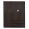 ΝΤΟΥΛΑΠΑ 3ΦΥΛΛΗ CARLY HM384.01 ΜΕ ΔΥΟ ΣΥΡΤΑΡΙΑ ZEBRANO 150X55Χ180Υεκ.