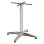 ΒΑΣΗ ΑΛΟΥΜΙΝΙΟΥ 4ΝΥΧΗ 66Χ66X69Υεκ. ΜΕ ΣΤΑΥΡΟ 45Χ45εκ. HM448.01 ΧΡΩΜΙΟΥ