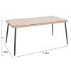 ΣΕΤ ΤΡΑΠΕΖΑΡΙΑΣ 7ΤΜΧ ALLEGRA HM10495 WICKER ΜΠΕΖ-ΜΕΤΑΛΛΟ ΜΑΥΡΟ