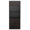 ΒΙΒΛΙΟΘΗΚΗ ΓΡΑΦΕΙΟΥ ΕΠΑΓΓΕΛΜΑΤΙΚΗ ROSEWOOD HM2089 ΜΕΛΑΜΙΝΗ ΓΚΡΙ-WENGE 80Χ40Χ200Υεκ.