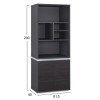ΒΙΒΛΙΟΘΗΚΗ ΓΡΑΦΕΙΟΥ ΕΠΑΓΓΕΛΜΑΤΙΚΗ ROSEWOOD HM2090 81,5Χ40Χ200Υ εκ.