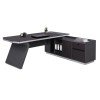 ΓΡΑΦΕΙΟ ΕΠΑΓΓΕΛΜΑΤΙΚΟ ΔΕΞΙΑ ΓΩΝΙΑ ROSEWOOD HM2084R 220X180X76Υ εκ.