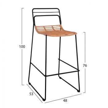 ΣΚΑΜΠΟ ΜΕΤΑΛΛΙΚΟ ALLEGRA HM5642 ΜΕ WICKER ΣΕ ΜΠΕΖ ΑΠΟΧΡΩΣΗ 48x53x100 εκ. ΣΚΑΜΠΟ ΜΕΤΑΛΛΙΚΟ ALLEGRA HM5642 ΜΕ WICKER ΣΕ ΜΠΕΖ ΑΠΟΧΡΩΣΗ 48x53x100 εκ.