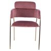 ΠΟΛΥΘΡΟΝΑΚΙ KELSO HM8521.02 ΒΕΛΟΥΔΟ ΣΑΠΙΟ ΜΗΛΟ & ΕΠΙΧΡΥΣΟ ΠΟΔΙ 52,5x52x80Υ εκ.