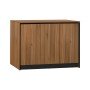 ΝΤΟΥΛΑΠΙ ΓΡΑΦΕΙΟΥ SUPREME HM2357 ΜΕΛΑΜΙΝΗ ΣΕ HONEY OAK & ΓΚΡΙ 120x40x80Υεκ.