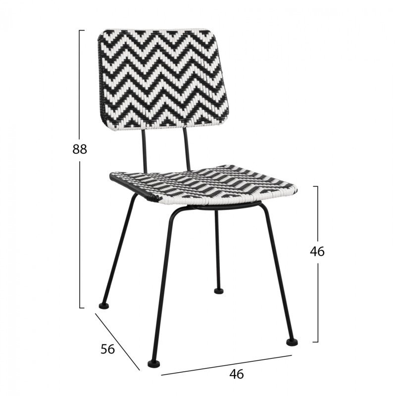 ΚΑΡΕΚΛΑ ΜΕΤΑΛΛΙΚΗ ALLEGRA HM5693 ΜΕ WICKER ΜΑΥΡΟ-ΛΕΥΚΟ 46x56x88Υ εκ. ΚΑΡΕΚΛΑ ΜΕΤΑΛΛΙΚΗ ALLEGRA HM5693 ΜΕ WICKER ΜΑΥΡΟ-ΛΕΥΚΟ 46x56x88Υ εκ.