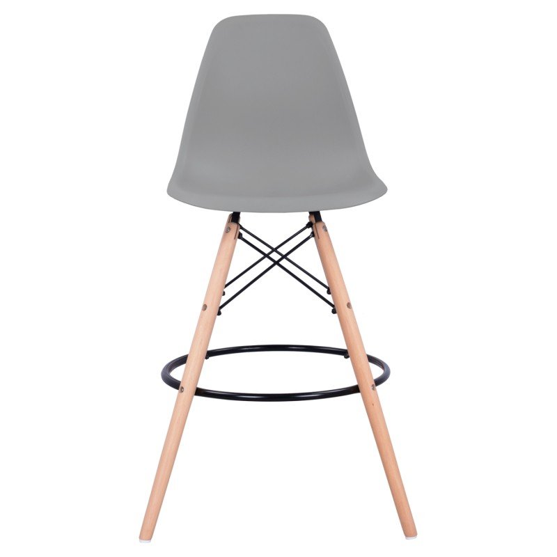ΣΚΑΜΠΟ ΜΠΑΡ RENATA HM0173.10 ΓΚΡΙ 58x56x107Υ εκ.