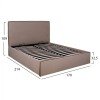 ΚΡΕΒΑΤΙ ALLIE HM584.02 160x200 εκ. ΜΕ ΑΠΟΘΗΚΕΥΤΙΚΟ ΧΩΡΟ ΜΠΕΖ ΥΦΑΣΜΑ