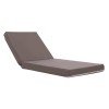 ΜΑΞΙΛΑΡΙ ΞΑΠΛΩΣΤΡΑΣ POLYESTER SIFNOS ΓΚΡΙ HM11235.10P 190x70x11 εκ.