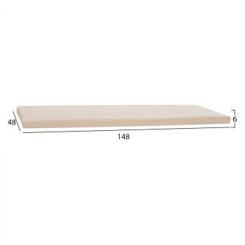 ΜΑΞΙΛΑΡΙ ΓΙΑ ΠΑΓΚΑΚΙ POLYESTER CHIOS ΜΠΕΖ HM11242.01P 148x48x6εκ.