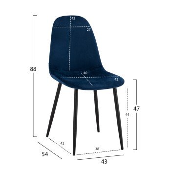 ΚΑΡΕΚΛΑ LEONARDO HM00100.08 ΒΕΛΟΥΔΟ ΜΠΛΕ ΜΕ ΜΕΤΑΛΛΙΚΑ ΠΟΔΙΑ 43x54x88Υ εκ. ΚΑΡΕΚΛΑ LEONARDO HM00100.08 ΒΕΛΟΥΔΟ ΜΠΛΕ ΜΕ ΜΕΤΑΛΛΙΚΑ ΠΟΔΙΑ 43x54x88Υ εκ.