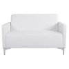 ΚΑΝΑΠΕΣ 2ΘΕΣΙΟΣ NELLIE HM3159.22 ΜΕ ΛΕΥΚΟ PU 113x71x71Υ εκ.