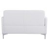 ΚΑΝΑΠΕΣ 2ΘΕΣΙΟΣ NELLIE HM3159.22 ΜΕ ΛΕΥΚΟ PU 113x71x71Υ εκ.
