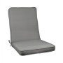 ΜΑΞΙΛΑΡΙ ΚΑΡΕΚΛΑΣ ΜΕ ΠΛΑΤΗ POLYESTER CHIOS ΓΚΡΙ HM11238.10P 117(45+72)X46X6 εκ.