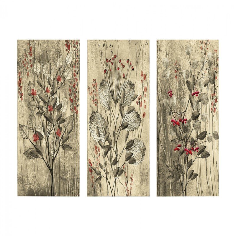 ΠΙΝΑΚΑΣ ΤΡΙΠΤΥΧΟ MDF RED FLOWERS AND BERRIES HM7204.01 60x50x0,3 εκ. ΠΙΝΑΚΑΣ ΤΡΙΠΤΥΧΟ MDF RED FLOWERS AND BERRIES HM7204.01 60x50x0,3 εκ.