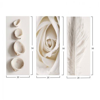 ΠΙΝΑΚΑΣ ΤΡΙΠΤΥΧΟ MDF NATURAL ELEMENTS HM7204.05 60X0,3X50 εκ.