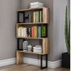 ΒΙΒΛΙΟΘΗΚΗ INGRID ΚΑΡΥΔΙ ΜΕ ΜΑΥΡΟ ΣΚΕΛΕΤΟ HM8867.01 80x22x128 εκ.