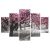 ΠΙΝΑΚΑΣ ΠΕΝΤΑΠΤΥΧΟ MDF BLOOMING TREE 82Χ56x3  HM7207.04