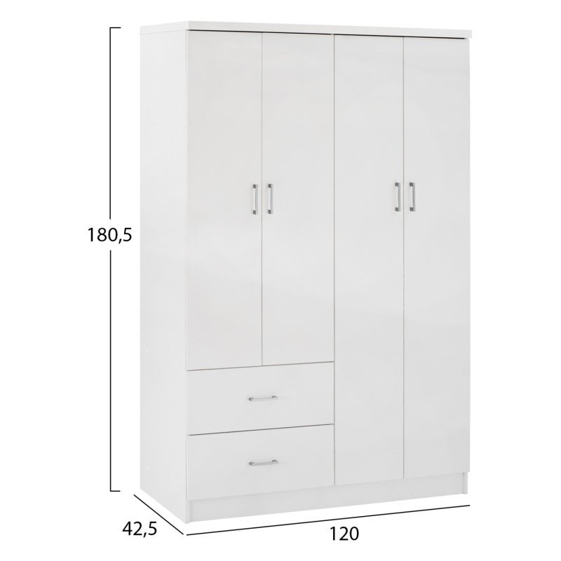 ΝΤΟΥΛΑΠΑ 4ΦΥΛΛΗ ME 2 ΣΥΡΤΑΡΙΑ BLAKELY HM339.05 ΛΕΥΚΗ 120Χ42,5Χ180,5 εκ. ΝΤΟΥΛΑΠΑ 4ΦΥΛΛΗ ME 2 ΣΥΡΤΑΡΙΑ BLAKELY HM339.05 ΛΕΥΚΗ 120Χ42,5Χ180,5 εκ.