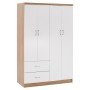 ΝΤΟΥΛΑΠΑ 4ΦΥΛΛΗ ME 2 ΣΥΡΤΑΡΙΑ BLAKELY HM339.06 SONAMA ΛΕΥΚΗ 120Χ42,5Χ180,5 εκ.