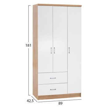 ΝΤΟΥΛΑΠΑ 3ΦΥΛΛΗ ME 2 ΣΥΡΤΑΡΙΑ CAESAR HM340.06 SONAMA - ΛΕΥΚO 89x42,5x181 εκ. ΝΤΟΥΛΑΠΑ 3ΦΥΛΛΗ ME 2 ΣΥΡΤΑΡΙΑ CAESAR HM340.06 SONAMA - ΛΕΥΚO 89x42,5x181 εκ.