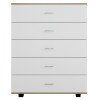 ΣΥΡΤΑΡΙΕΡΑ ΜΕΛΑΜΙΝΗΣ THORG HM8995.04- 5 ΣΥΡΤΑΡΙΑ ΣΕ SONAMA-ΛΕΥΚΟ 80Χ40Χ100Yεκ.