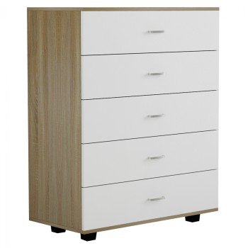 ΣΥΡΤΑΡΙΕΡΑ ΜΕΛΑΜΙΝΗΣ THORG HM8995.04- 5 ΣΥΡΤΑΡΙΑ ΣΕ SONAMA-ΛΕΥΚΟ 80Χ40Χ100Yεκ.