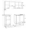 ΣΥΝΘΕΣΗ ΚΟΥΖΙΝΑΣ MAURICE ΜΕΛΑΜΙΝΗ SONAMA-ΛΕΥΚΟ HM2441 180x29,2-46εκ. ΣΥΝΘΕΣΗ ΚΟΥΖΙΝΑΣ MAURICE ΜΕΛΑΜΙΝΗ SONAMA-ΛΕΥΚΟ HM2441 180x29,2-46εκ.