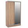 ΝΤΟΥΛΑΠΑ ΣΥΡΟΜΕΝΗ ADLER ΜΕΛΑΜΙΝΗΣ 120x60x220Yεκ. ΔΙΦΥΛΛΗ SONAMA ΜΕ ΚΑΘΡΕΠΤΗ HM2460.01