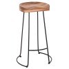ΣΚΑΜΠΟ BAR ELEANOR HM8363.11 ΜΑΣΙΦ ΞΥΛΟ ΑΚΑΚΙΑΣ-ΜΕΤΑΛΛΟ 50x43x78Υεκ.