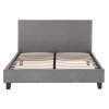 ΚΡΕΒΑΤΙ BECCA ΑΠΟ ΥΦΑΣΜΑ ΓΚΡΙ HM553.11 ΓΙΑ ΣΤΡΩΜΑ 150x200 EK.