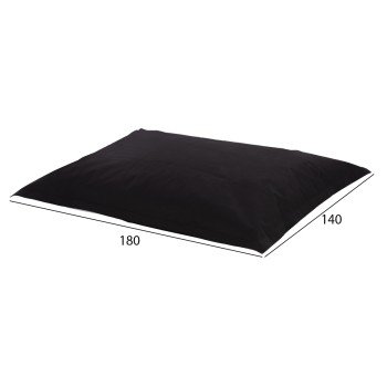 ΠΟΥΦ/ΜΑΞΙΛΑΡΑ ΘΑΛΑΣΣΗΣ ANSHU HM5808.04 ΜΑΥΡΟ ΜΕ UV PROTECTION 140x180 εκ.