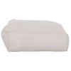 ΠΟΥΦ YAMIN 2ΑΤΟΜΩΝ ΜΕ TEXTILENE 600gr/m2 2X1 ΛΕΥΚΟ HM5773.11 140x140x40-60Υεκ.