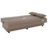 ΚΑΝΑΠΕΣ ΚΡΕΒΑΤΙ ANDRI ΤΡΙΘΕΣΙΟΣ ΜΠΕΖ HM3239.04 180x83x74Υ εκ.