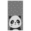 ΠΑΙΔΙΚΟ ΧΑΛΙ ΜΕ ΚΡΟΣΙΑ ΣΕΙΡΑ KIDDER HM7678.14 PANDA ΓΚΡΙ 80Χ150 εκ.