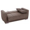 ΚΑΝΑΠΕΣ ΚΡΕΒΑΤΙ POLYA ΔΙΘΕΣΙΟΣ ΚΑΦΕ HM3241.02 153x87x77 εκ.