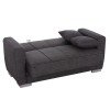 ΚΑΝΑΠΕΣ ΚΡΕΒΑΤΙ POLYA ΔΙΘΕΣΙΟΣ ΓΚΡΙ HM3241.03 153x87x77Υεκ.
