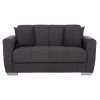 ΚΑΝΑΠΕΣ ΚΡΕΒΑΤΙ POLYA ΔΙΘΕΣΙΟΣ ΓΚΡΙ HM3241.03 153x87x77Υεκ.