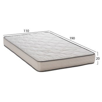 ΣΤΡΩΜΑ DREAMTOPIA, σειρά RELIEF HM653.110 BONNELL SPRING 110X190x20Y εκ.