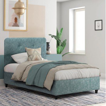 ΚΡΕΒΑΤΙ DOLORES ΑΠΟ ΥΦΑΣΜΑ LIGHT GREEN HM649.27 ΓΙΑ ΣΤΡΩΜΑ 90x200 εκ. ΚΡΕΒΑΤΙ DOLORES ΑΠΟ ΥΦΑΣΜΑ LIGHT GREEN HM649.27 ΓΙΑ ΣΤΡΩΜΑ 90x200 εκ.