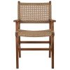 ΠΟΛΥΘΡΟΝΑ ΜΑΣΙΦ ΞΥΛΟ ΤEAK ΦΥΣΙΚΟ RATTAN ΣΧΟΙΝΙ 54Χ58Χ88Υεκ.HM9385.01