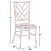 ΚΑΡΕΚΛΑ ΑΠΟ ΞΥΛΟ ΤΟΟΝ WHITE WASH 44.5x48x96Υεκ.HM9410.05