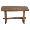 ΠΑΓΚΑΚΙ YEDI HM9347 ΑΠΟ ΜΑΣΙΦ ΞΥΛΟ TEAK ΦΥΣΙΚΟ 80X40X44Y εκ.