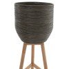 ΓΛΑΣΤΡΑ ΑΠΟ RATTAN ΚΑΙ BAMBOO HM7724 36Χ35Χ95Yεκ.ΦΥΣΙΚΟ - ΠΡΑΣΙΝΟ