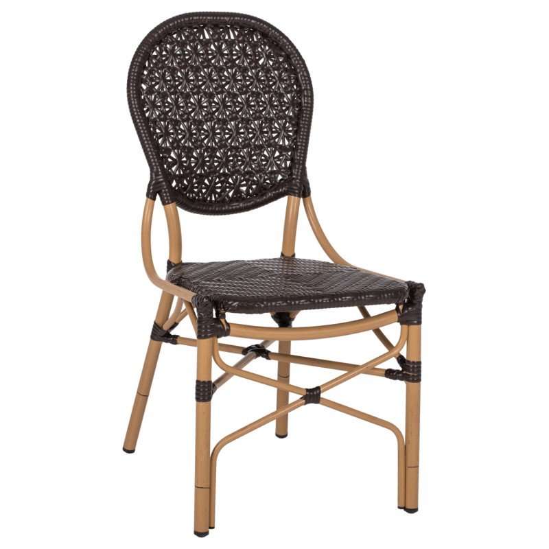 ΚΑΡΕΚΛΑ ΑΛΟΥΜΙΝΙΟΥ BAMBOO LOOK ΜΕ ΚΑΦΕ PE RATTAN HM5925.01 47x58x95Yεκ. ΚΑΡΕΚΛΑ ΑΛΟΥΜΙΝΙΟΥ BAMBOO LOOK ΜΕ ΚΑΦΕ PE RATTAN HM5925.01 47x58x95Yεκ.